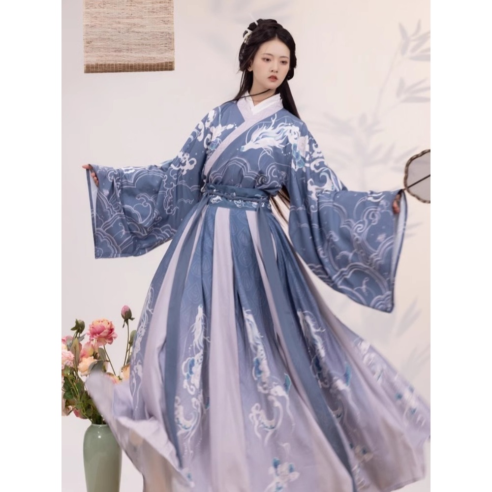중국어 번체 의류 Hanfu 여성 요정 드레스 코스프레 - Fashion Show Ethnic Wear 리뷰 및 가격