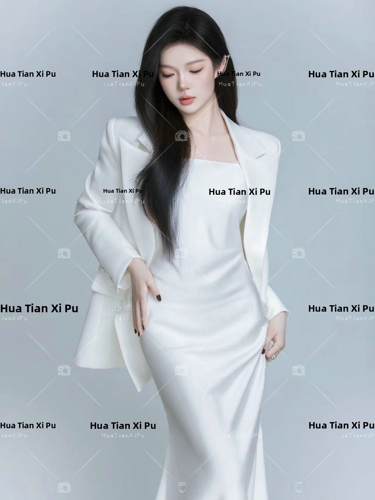 24 스튜디오 뉴 화이트 슈트 테마 패션 매거진 개인  - Ethnic Fashion Images 리뷰 및 가격