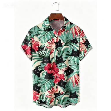 세련된 하와이안 휴가 비치 플라워 캣 셔츠 2026 최 - Ethnic Clothing & Online Fashion Store Khaadi Pk 리뷰 및 가격