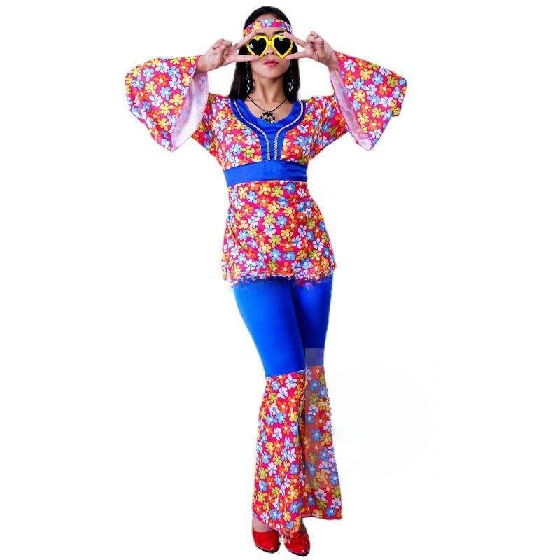 여성용 큰 꽃무늬 히피 슈트 디스코 의상 할로윈 카니발 - Ethnic Clothing & Online Fashion Store Khaadi Pk 리뷰 및 가격